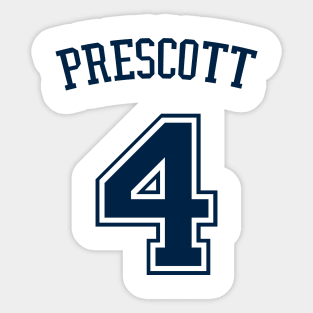 Dak Prescott Dallas Game Sticker